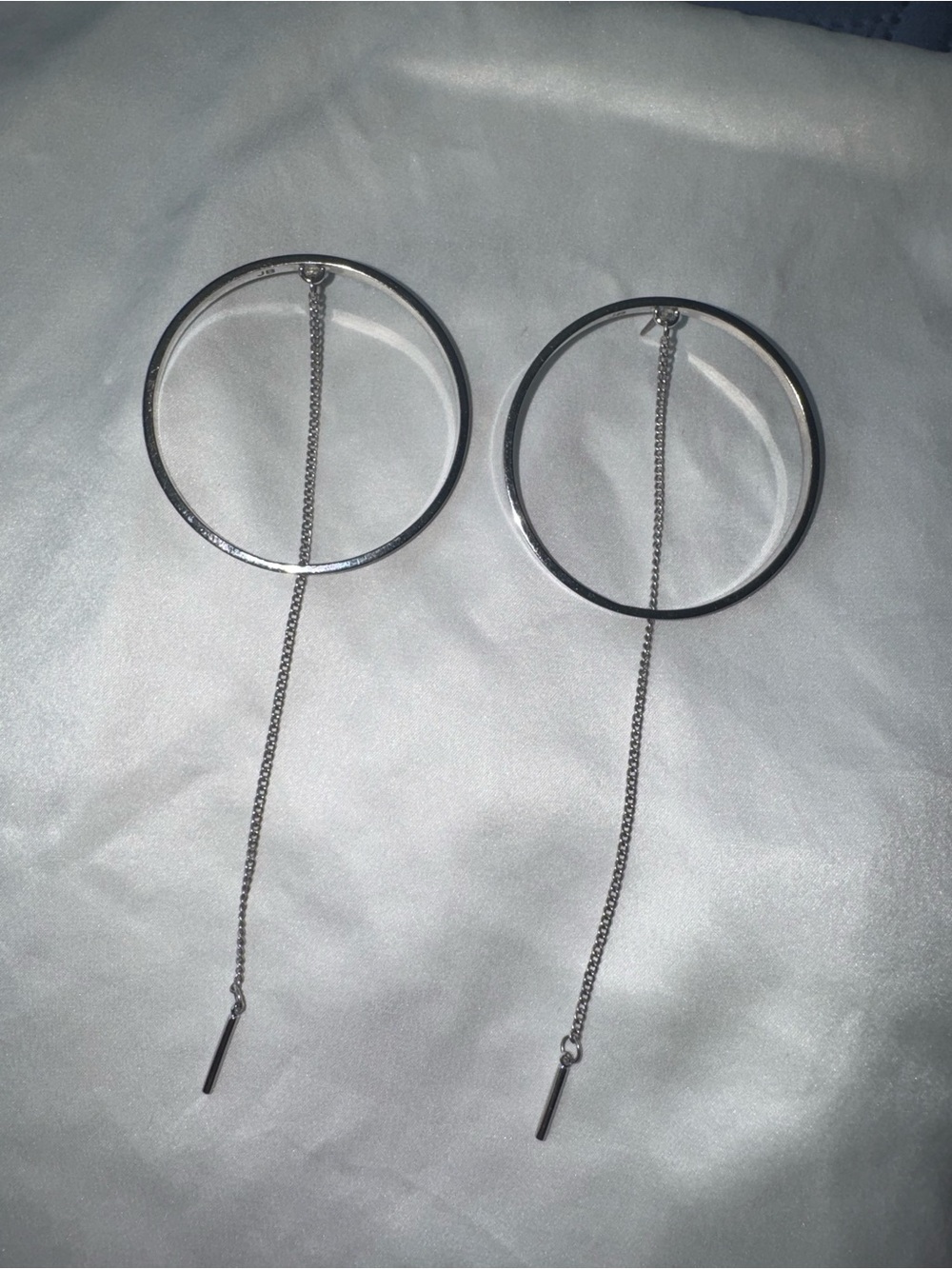 Jenny Bird Rhine Hoop Chain Drop Earrings